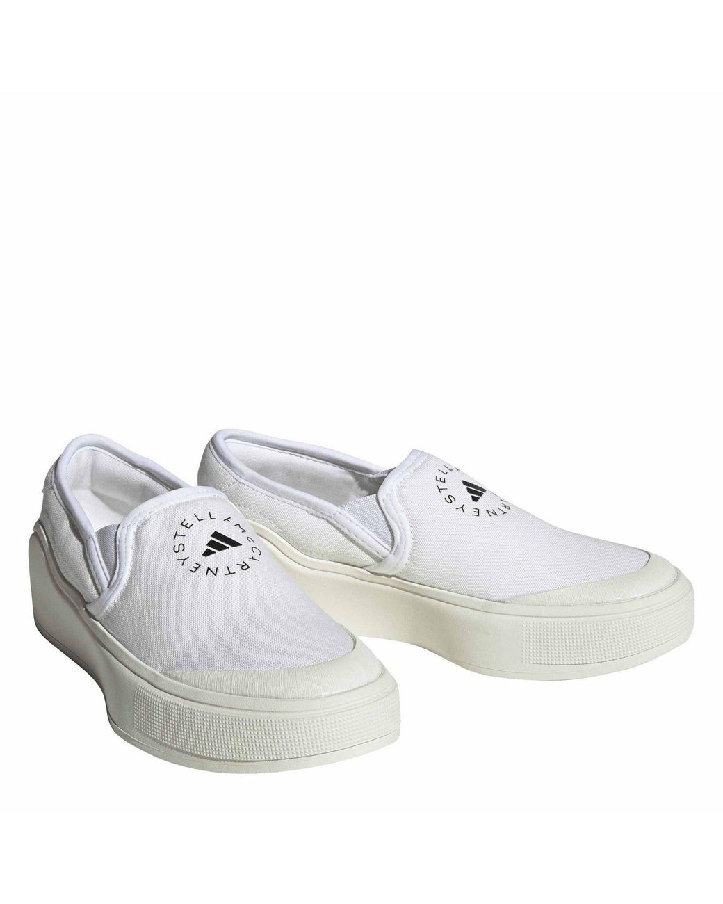 Adidas Blue Court Slip On Trainers