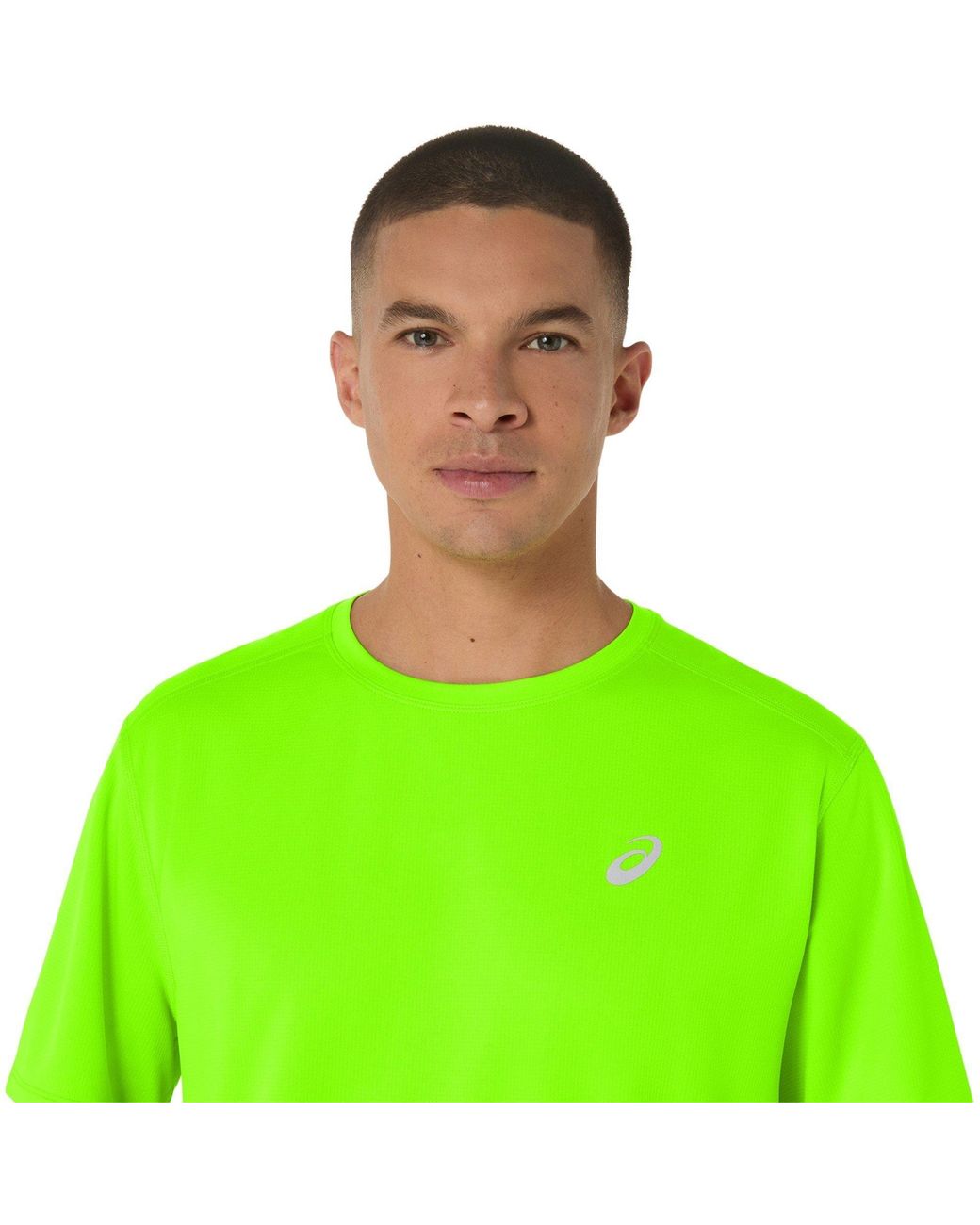 Asics Green Core Ss Top Running for men
