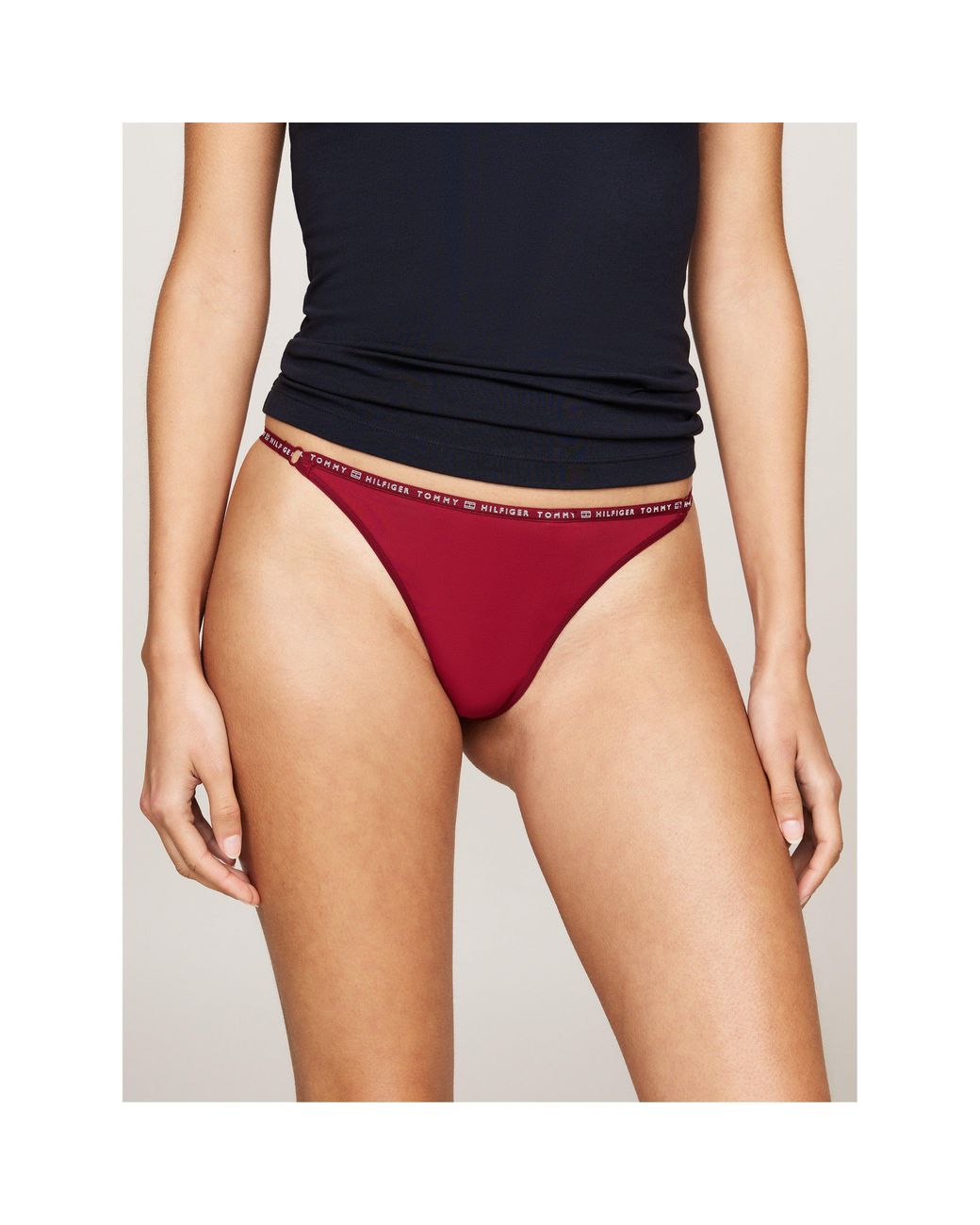Tommy Hilfiger Blue 3 Pack Micro Thong Gift