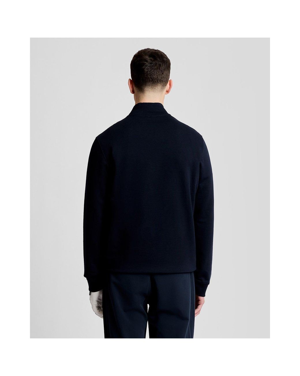 Lyle & Scott Blue Lyle & Scott Golf Eagle Quarter Zip Midlayer for men