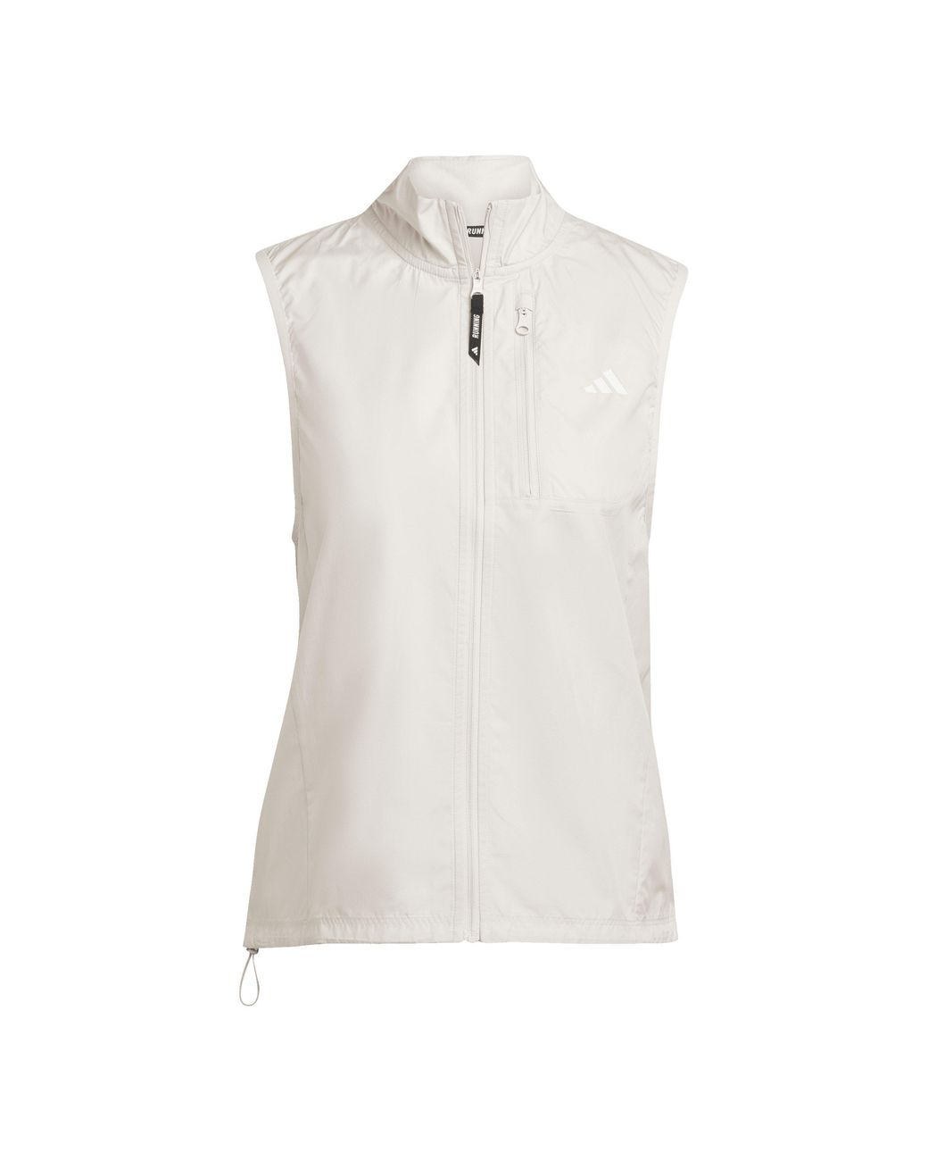 Adidas White Performance Running Vest