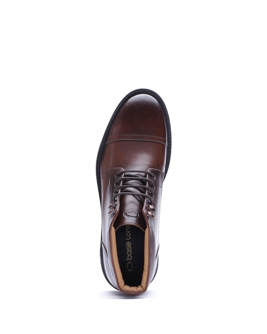 Base London Purple Porter Toe Cap Boot for men