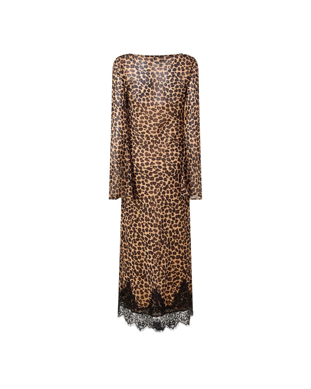 Never Fully Dressed Brown Leopard Print Short-Sleeve Maxi Dress
