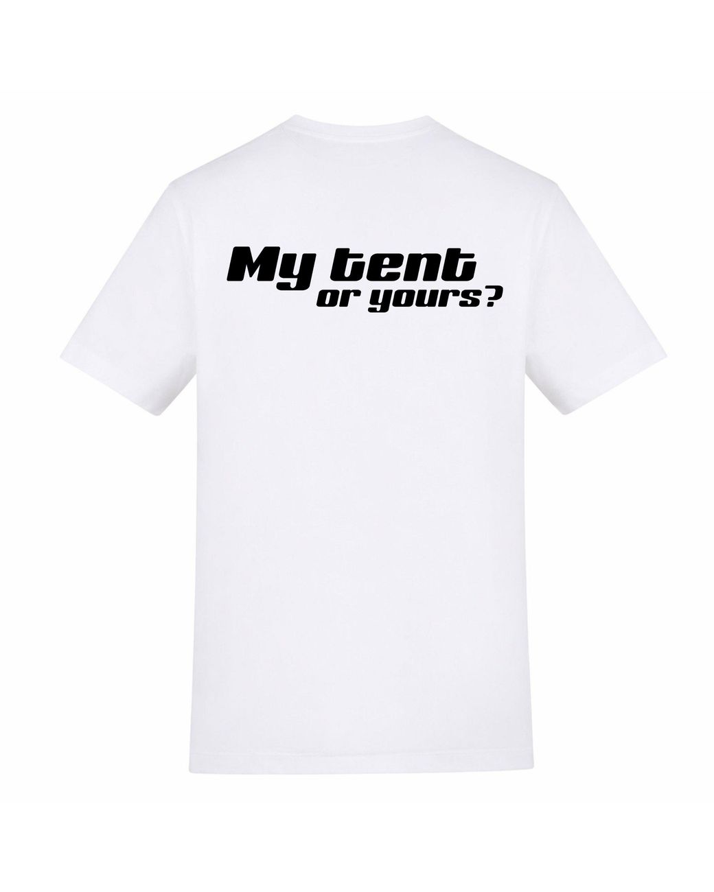 AWD White Adults Printed Festival Tee