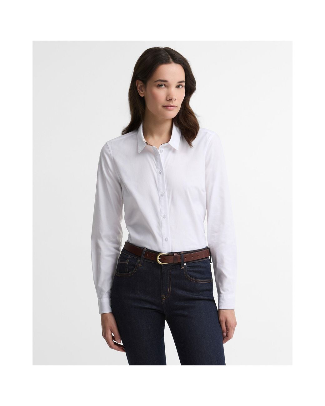 Barbour White Derwent Shirt