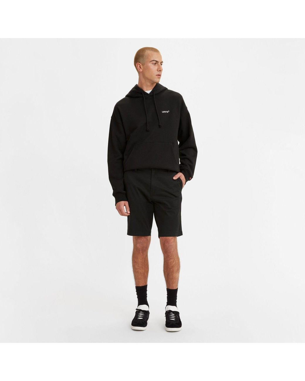 Levi's Gray Tapered Chino Shorts for men