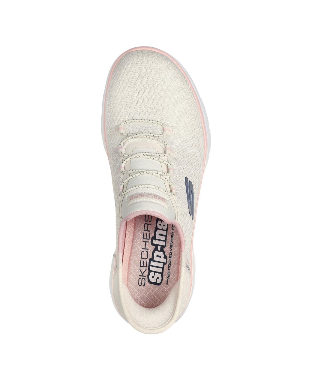Skechers White Slip-Ins: Summits