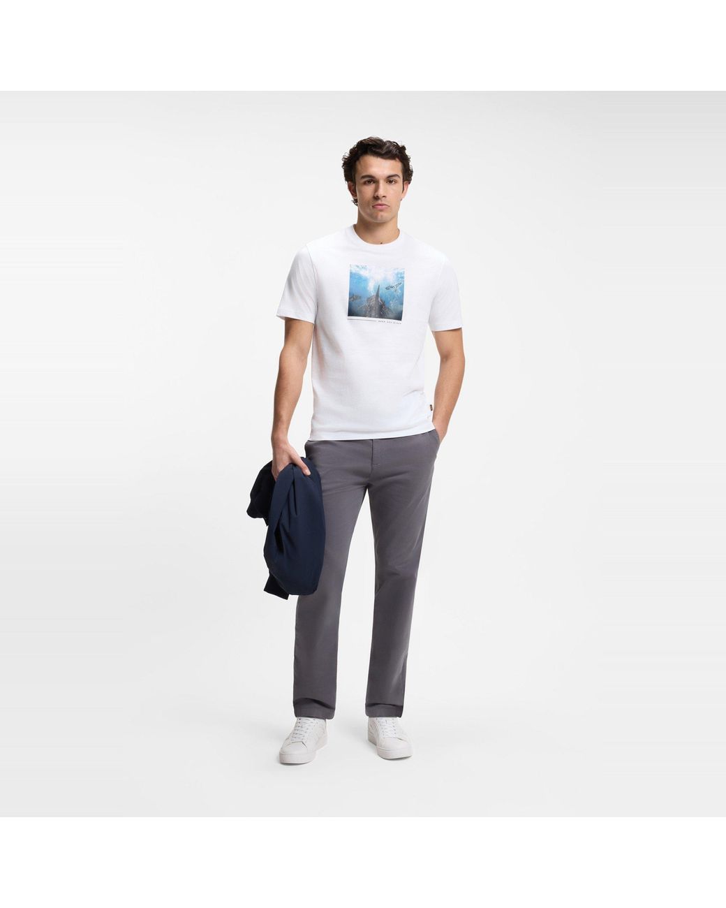 Boss White T-Shirt for men