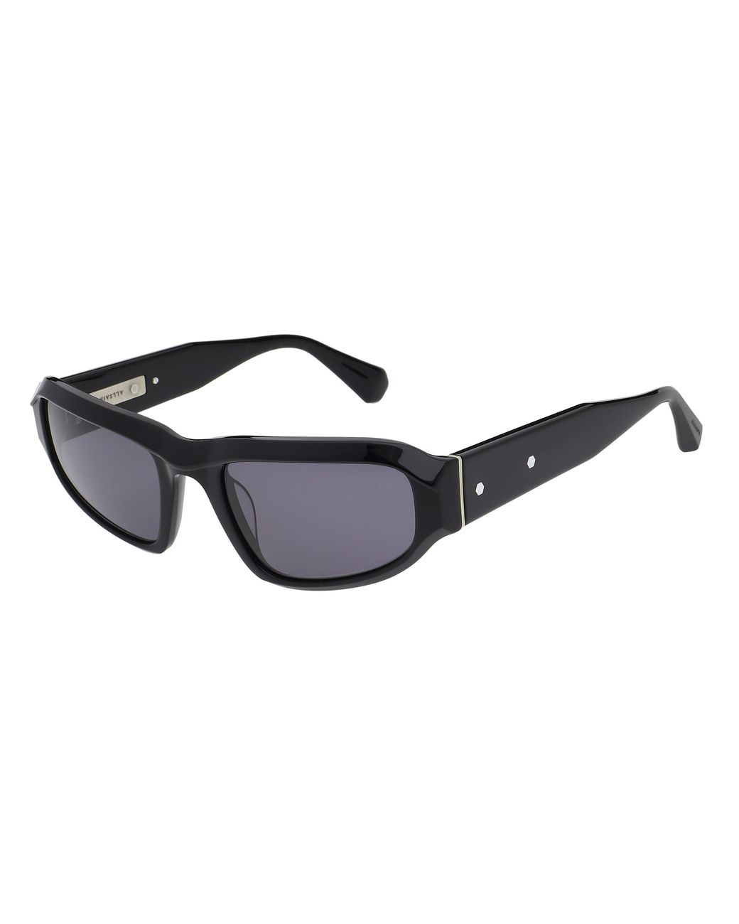 AllSaints Black Anderson Round Sunglasses