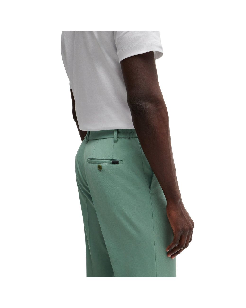 Boss Green Straight Leg Trousers for men