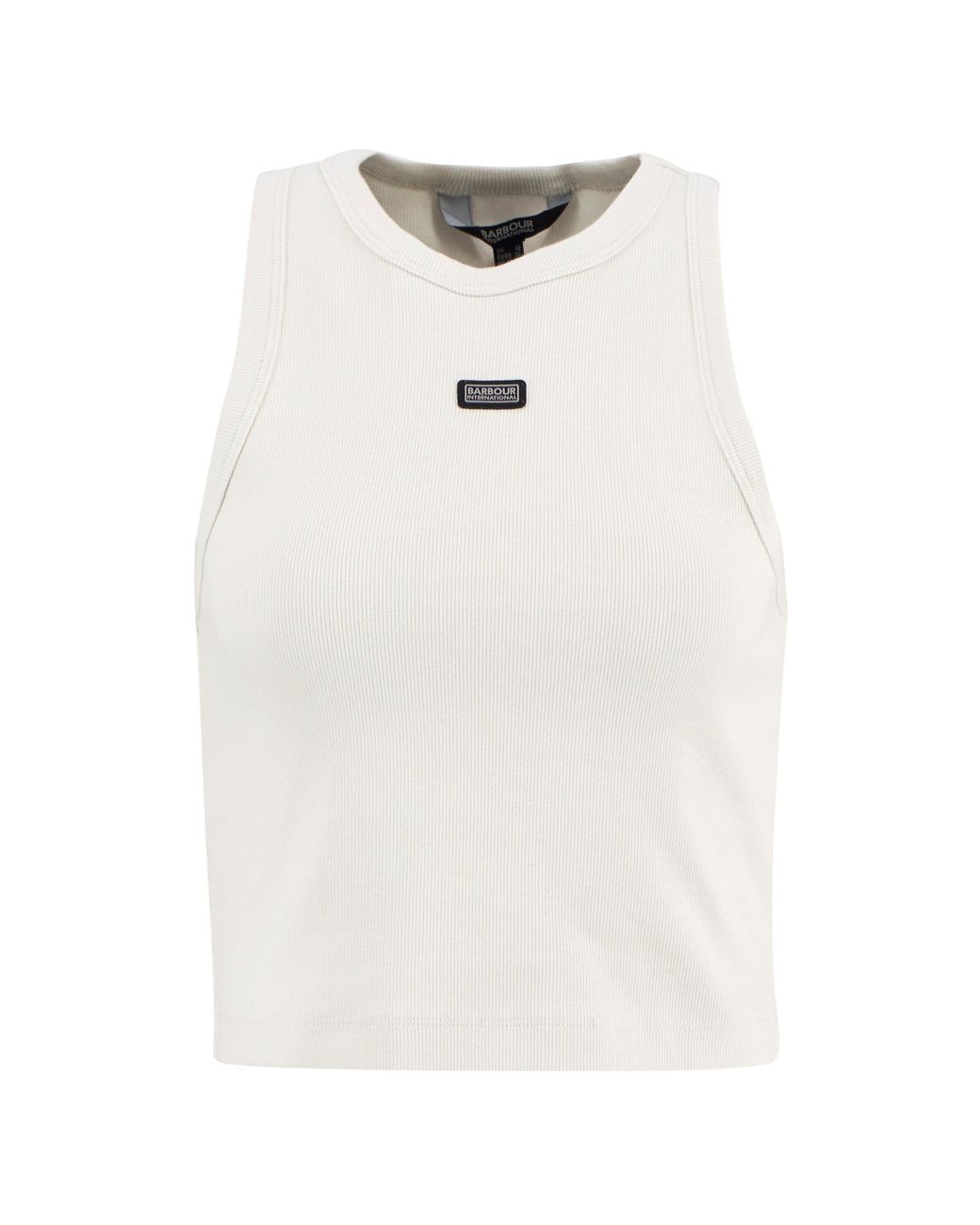 Barbour White Racerback Vest