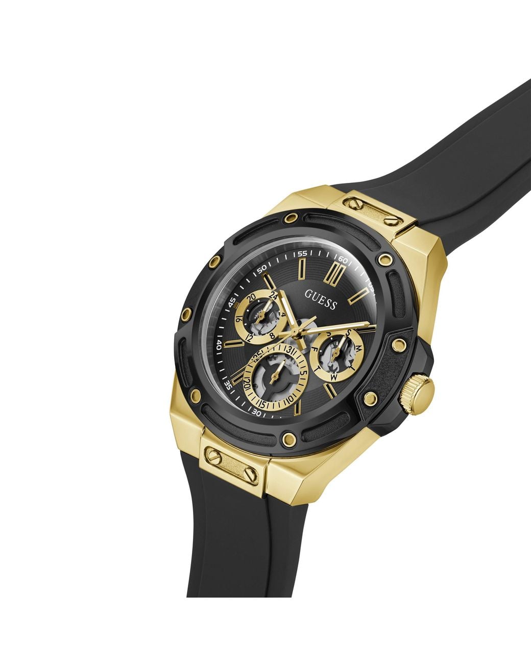 Guess Metallic Gesjwl Carver Watch Sn71 for men