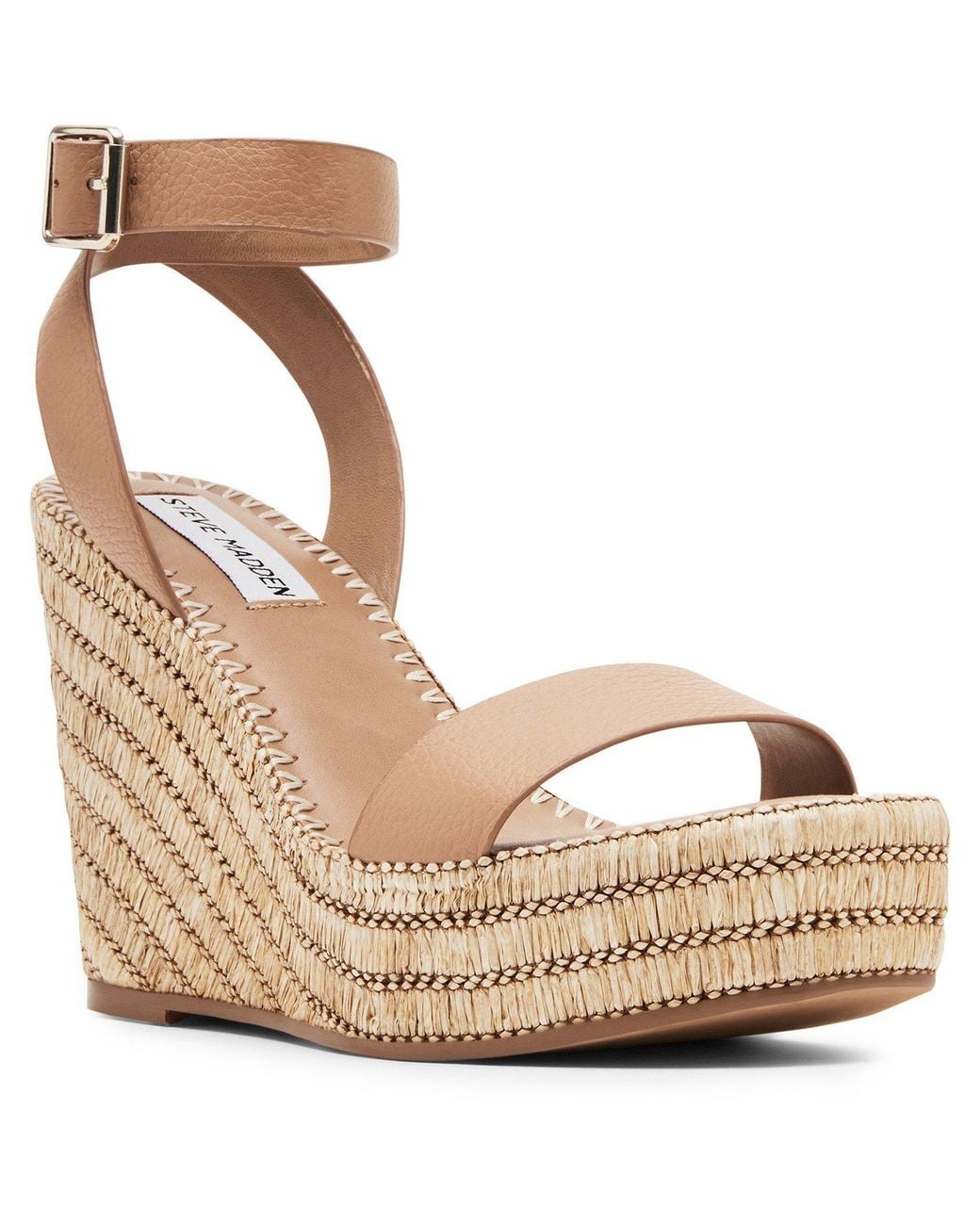 Steve Madden Natural Wedge Heel Sandals