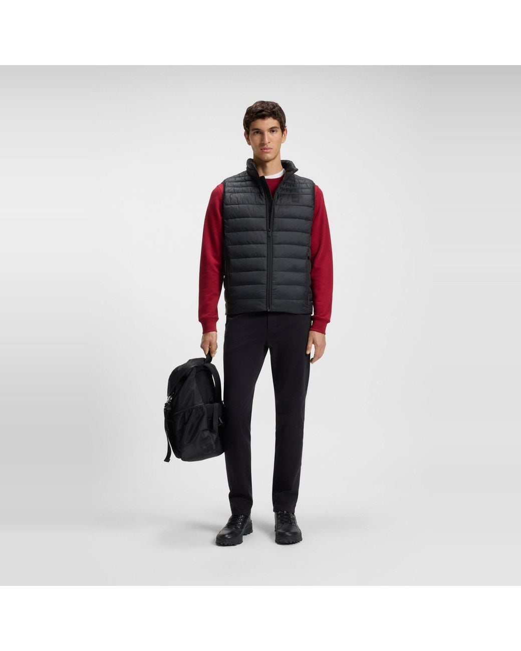 Boss Black Odeno Slim-Fit Gilet for men