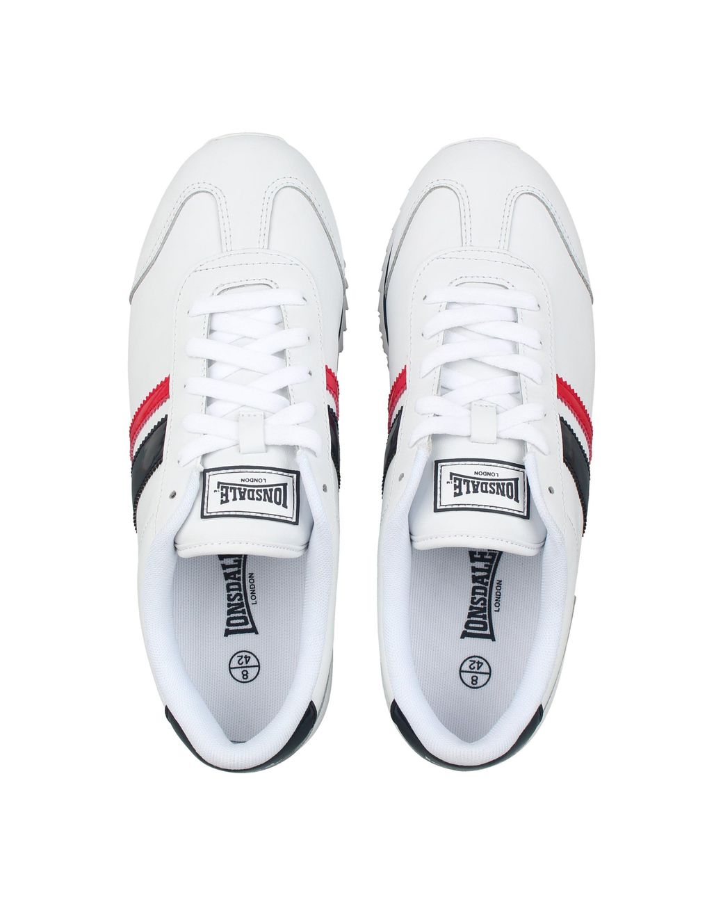 Lonsdale White Russell Classic Low-Top Trainers for men