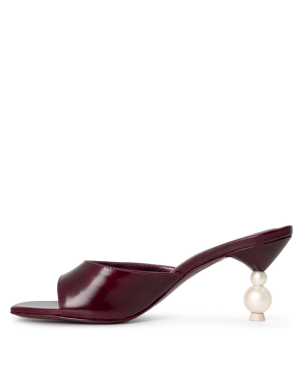 Sophia Webster Purple Perlo Low 70 Leather Heeled Sandals
