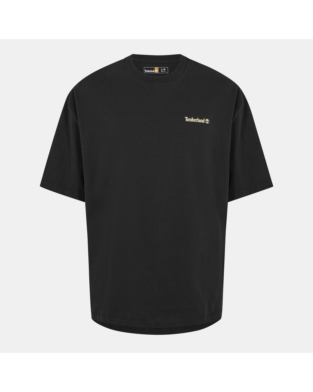Timberland Black Timb Oval Regular Fit T-Shirt for men