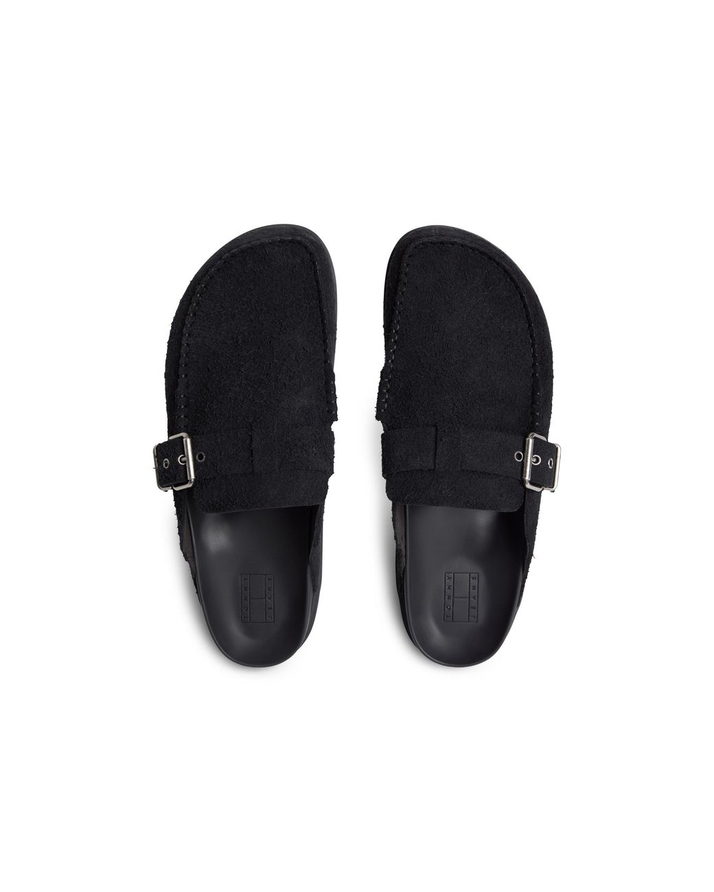 Tommy Hilfiger Black Flat Mules for men