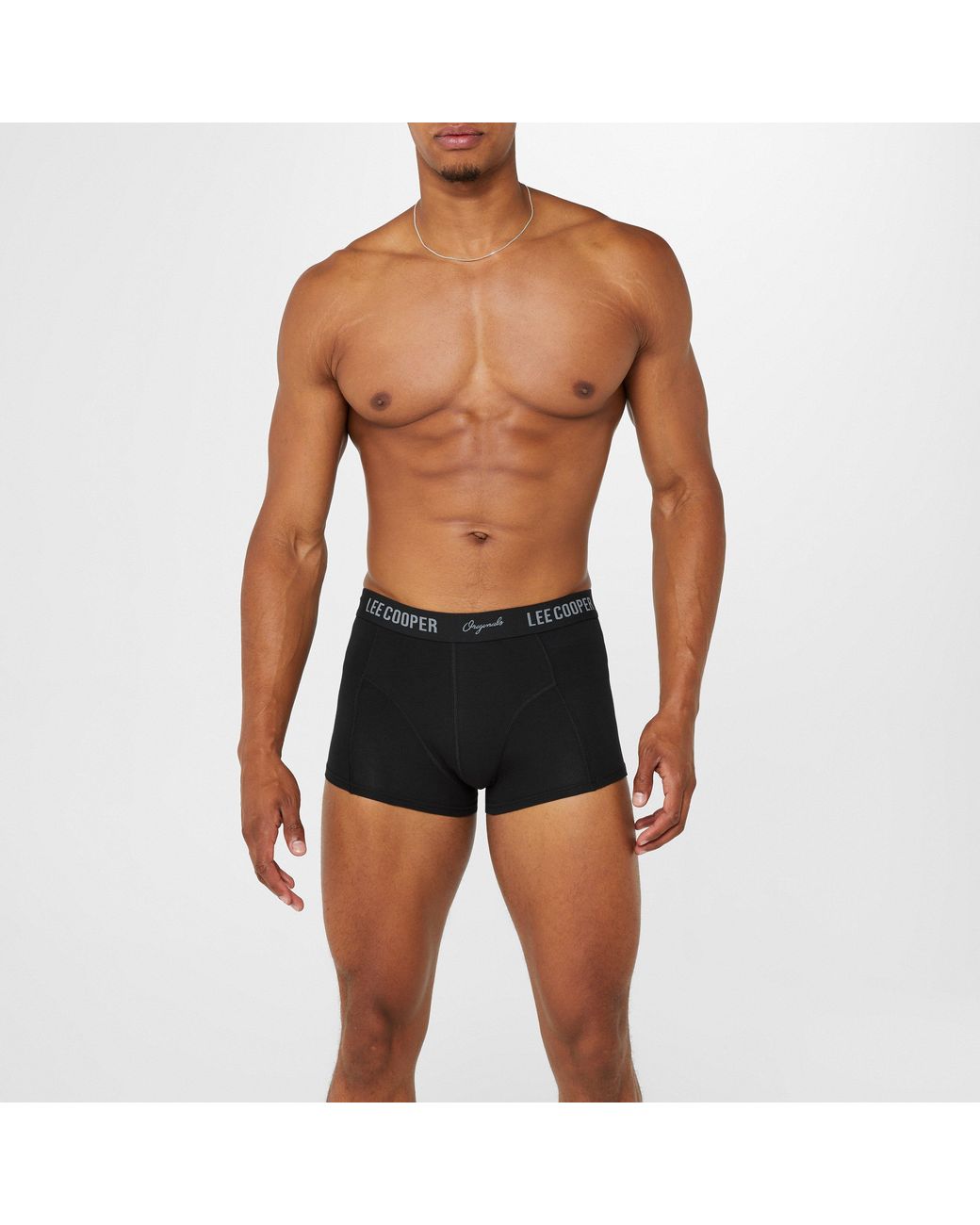 Lee Cooper Black Essential Boxer Trunk 5-Pack for men