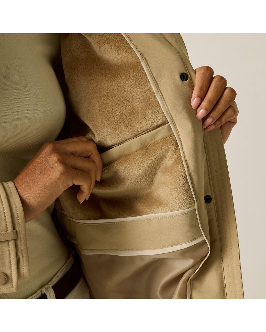 Regatta Green Yasira Waterproof Jacket