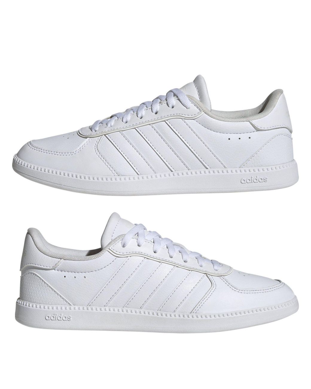 Adidas White Breaknet Sleek Trainers