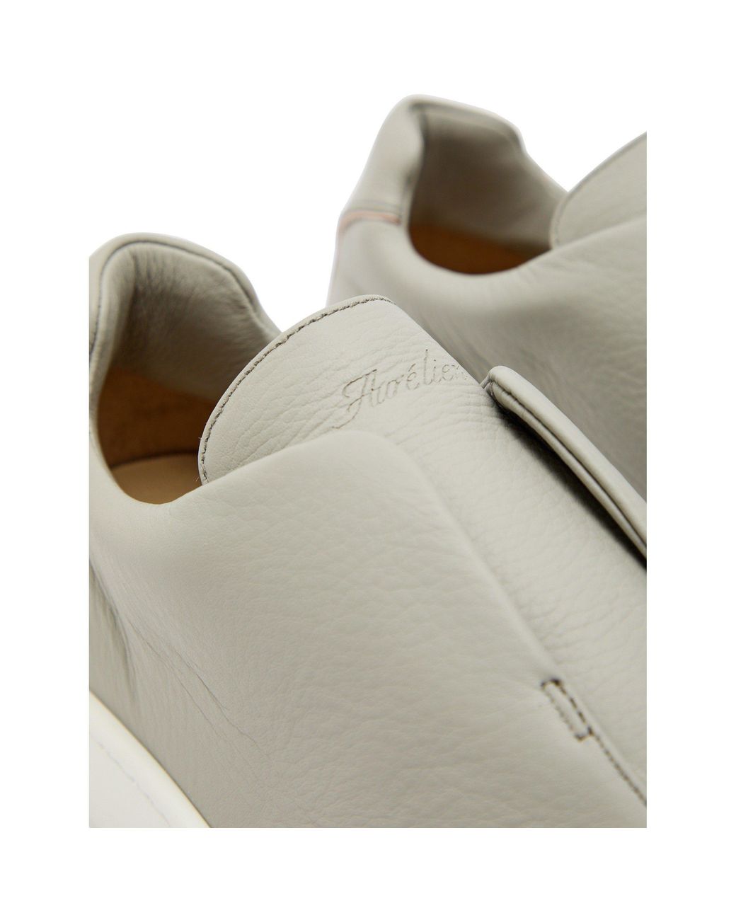 Aurélien Gray Aur3 Sneaker Grain Leather for men