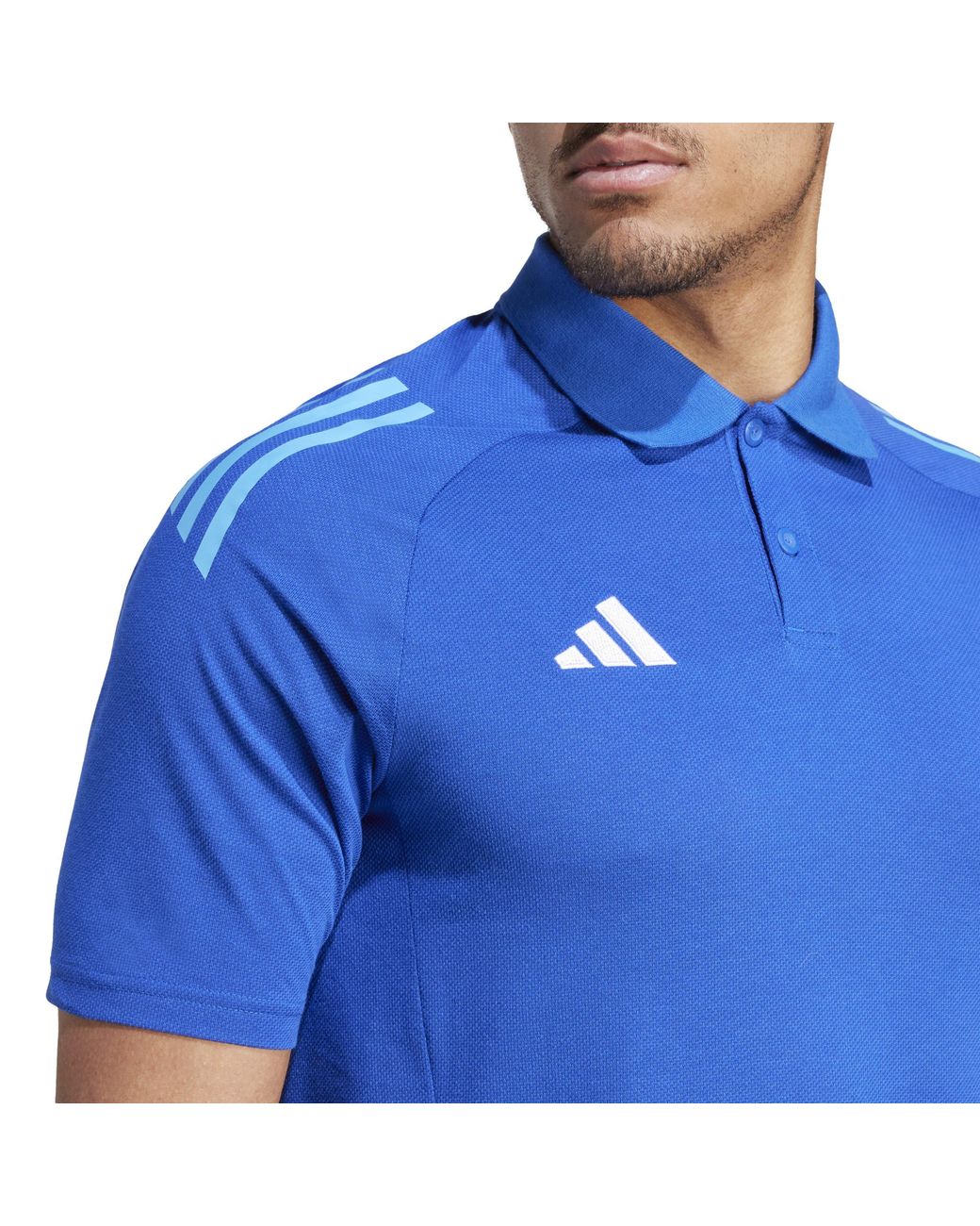 Adidas Blue Tiro24 C Polo Shirt for men