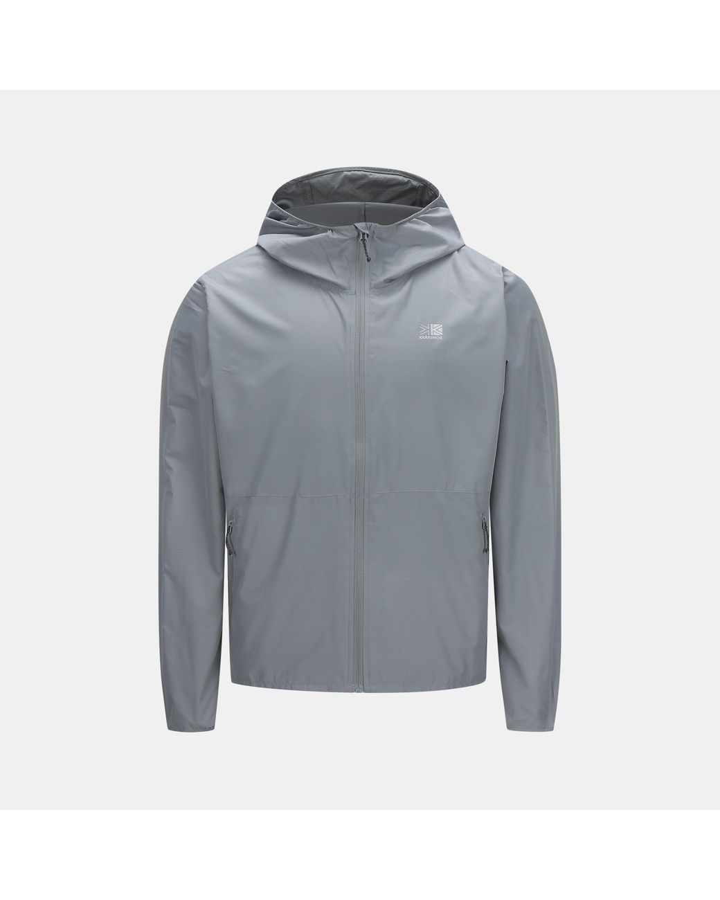 Karrimor Gray Water And Wind Resistant Full Zip Hooded Jacket for men