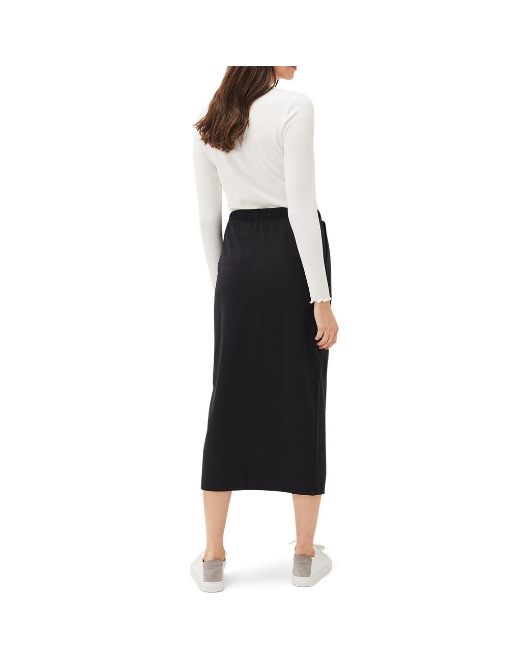 Phase Eight Black Cassie Jersey Skirt