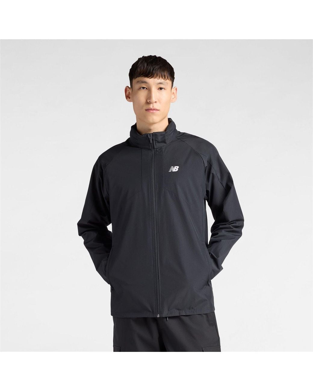 New Balance Black Tracksuit Top for men