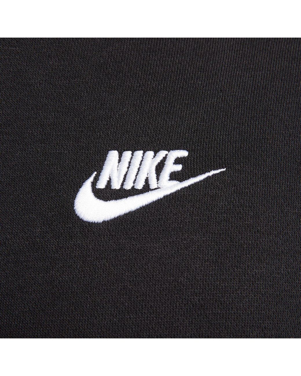 Nike Black Club Fleece Graphic Hooded Tracksuit for men