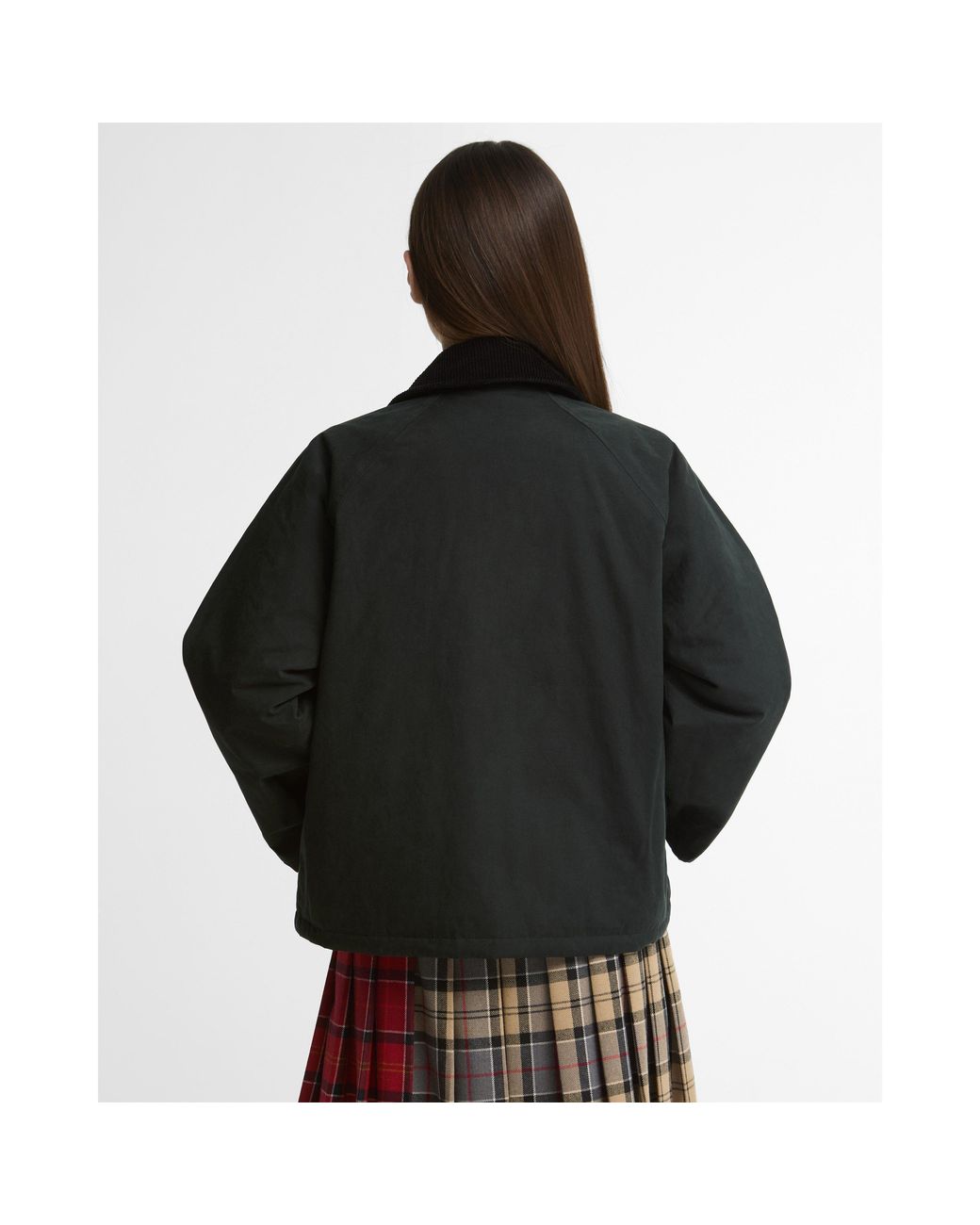 Barbour Black Dawn Heritage Select Reversible Cotton Barn Jacket