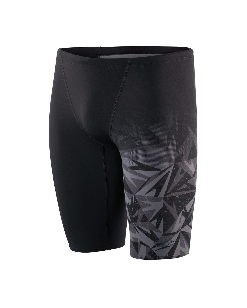 Speedo Black Placement V-Cut Jammer Shorts for men