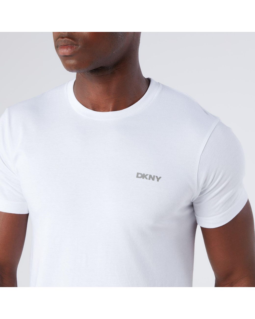 DKNY White 3 Pack Short Sleeve T-Shirts Giants for men