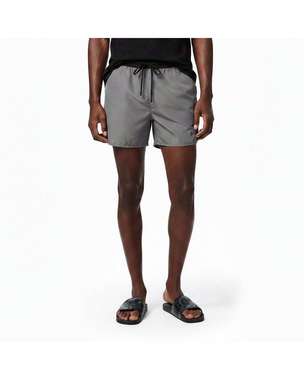 Boss Gray Sailfish Swim Shorts for men