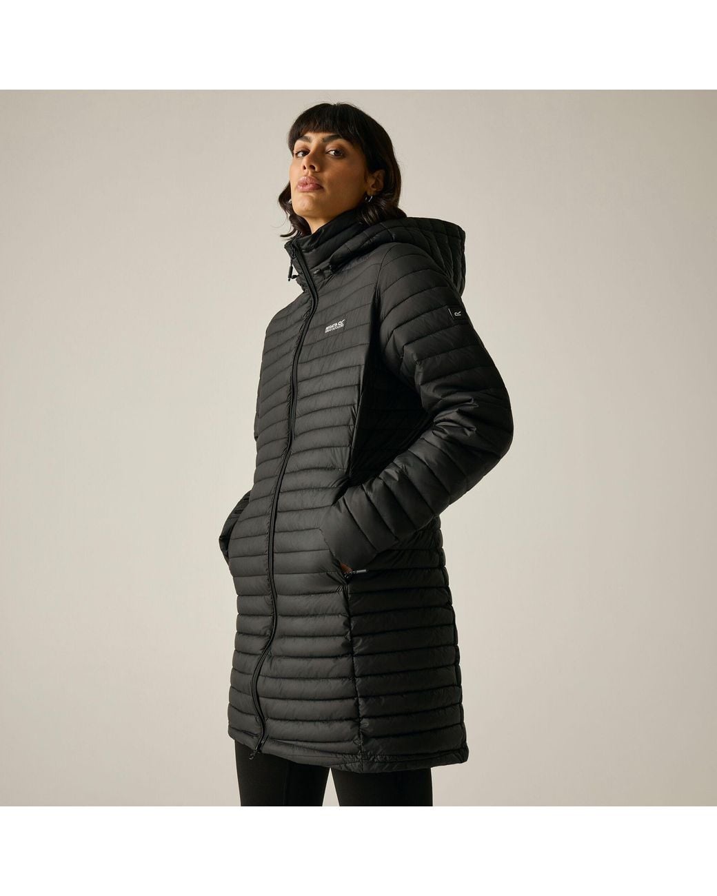 Regatta Black Selenar Longline Insulated Jacket