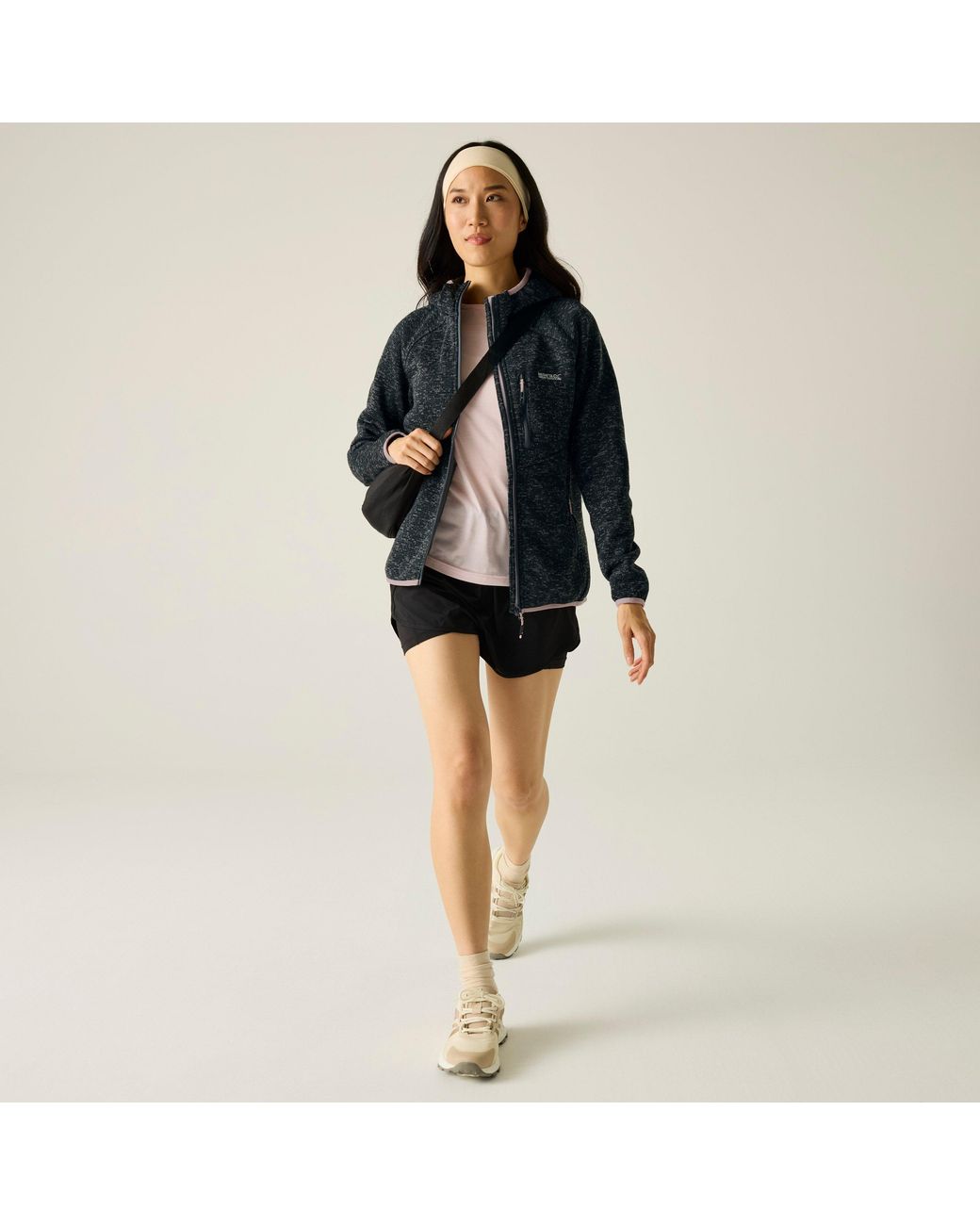 Regatta Blue Newhill Hooded Fleece