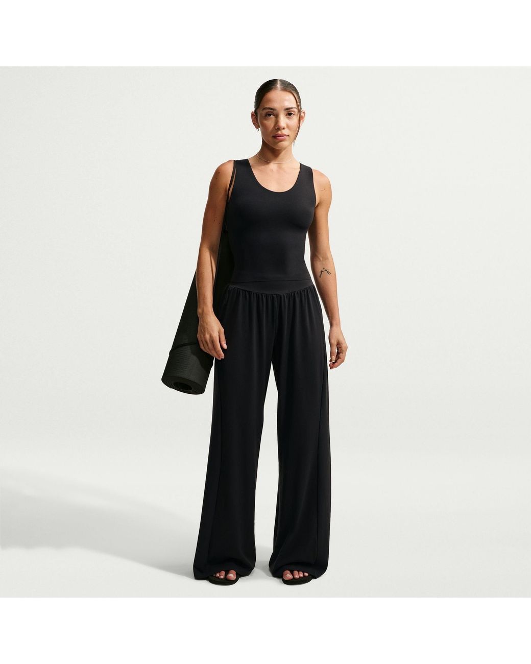Nike Black Zenvy Wide Pant Ld64