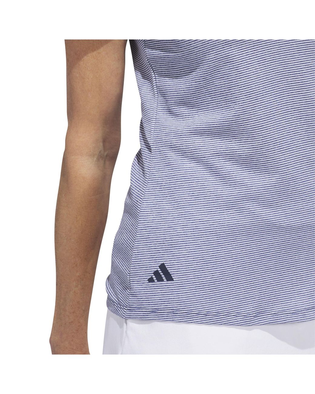 Adidas Blue Ottoman Short Sleeve Polo Shirt