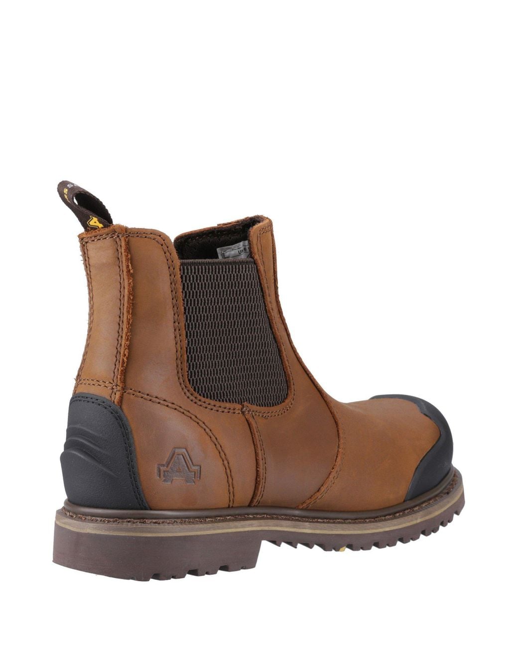 Amblers Safety Brown Fs225 Goodyear Welted Waterproof Pull On Chelsea S for men