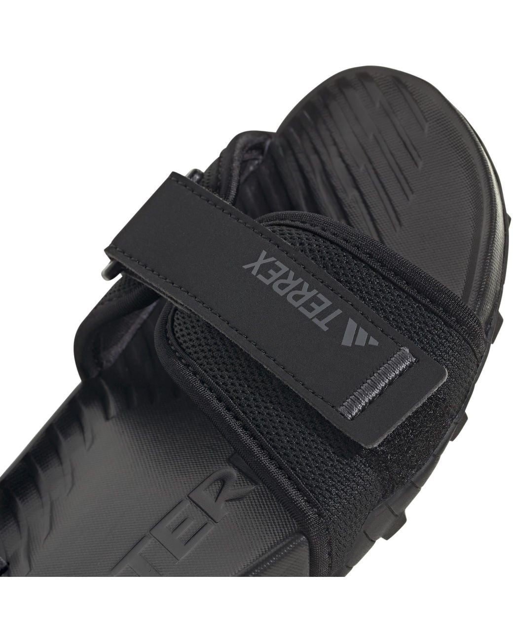 Adidas Black Terrex Hydroterra Sandals for men