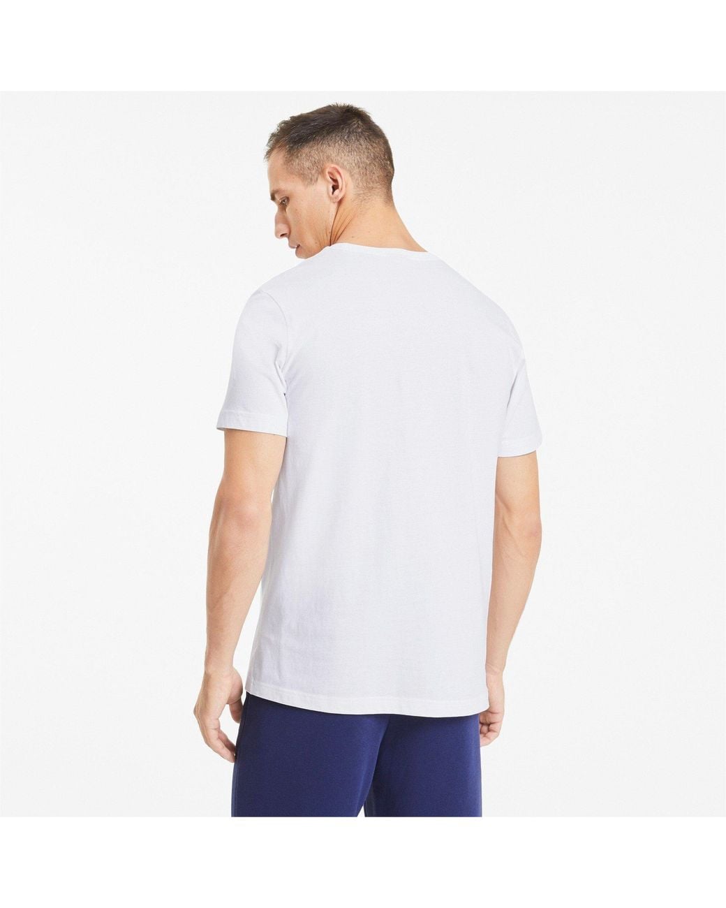 PUMA White Teamgoal 23 Casuals Tee T-Shirt for men