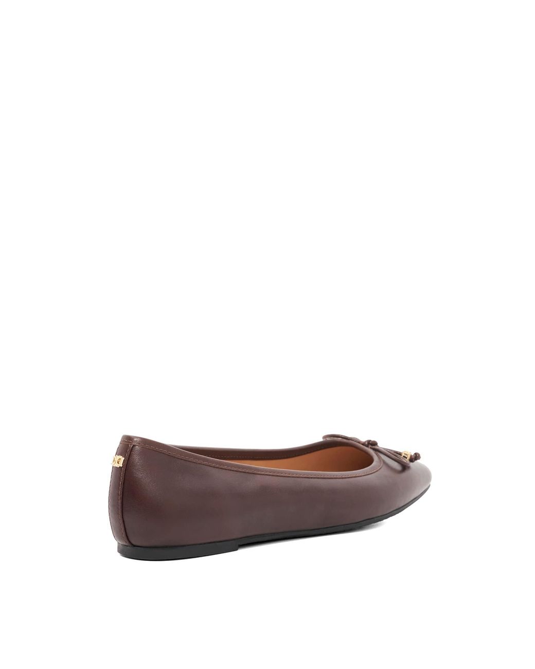 Dune Brown Hennie Slip-On Flat Mules