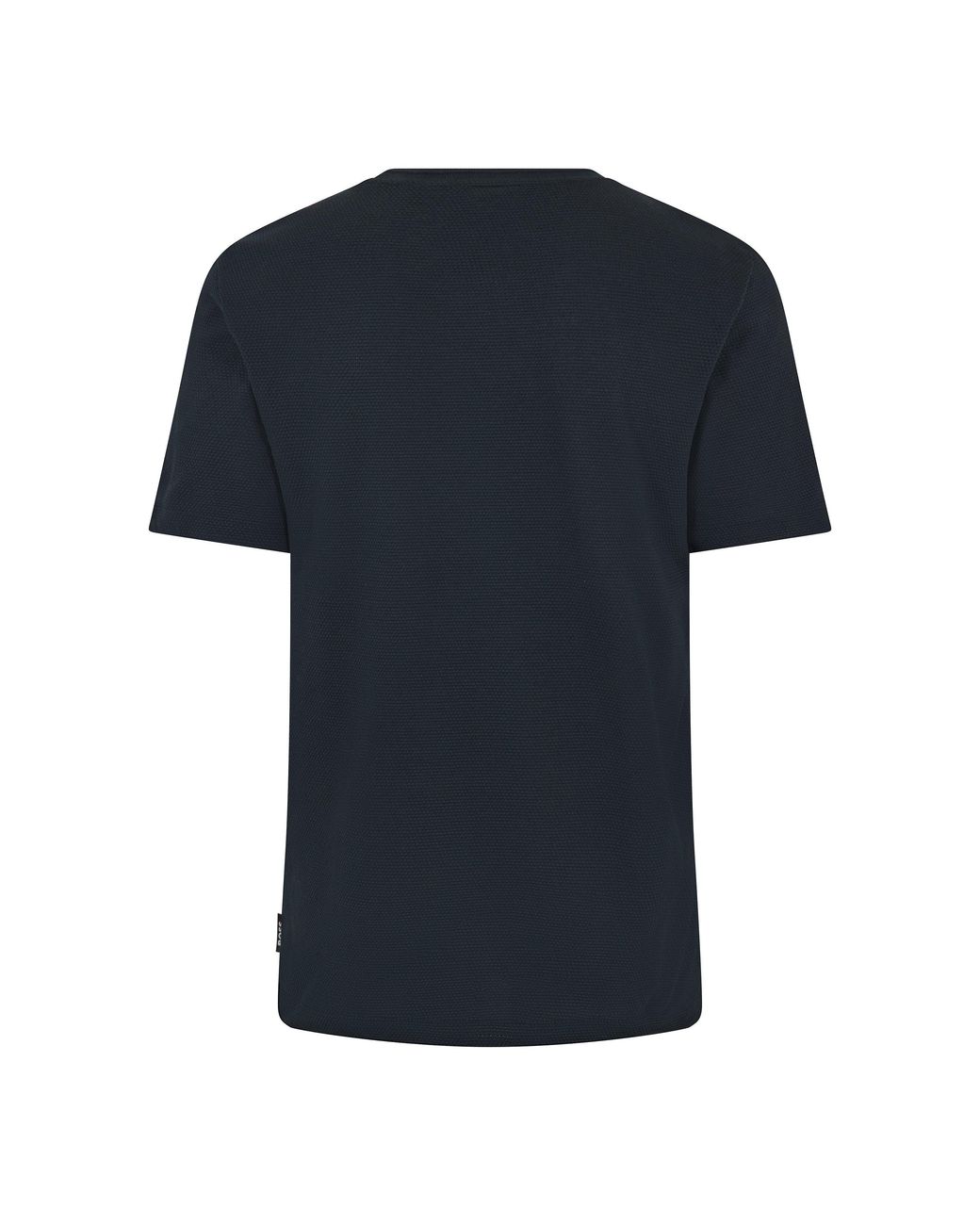Boss Blue Tiburt Bubble Structure Cotton Short Sleeve T-Shirt for men