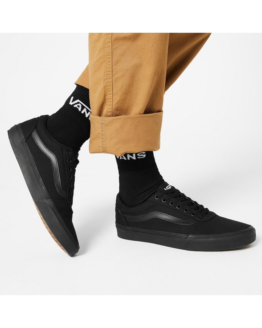 Vans Black Ward Shoes for men
