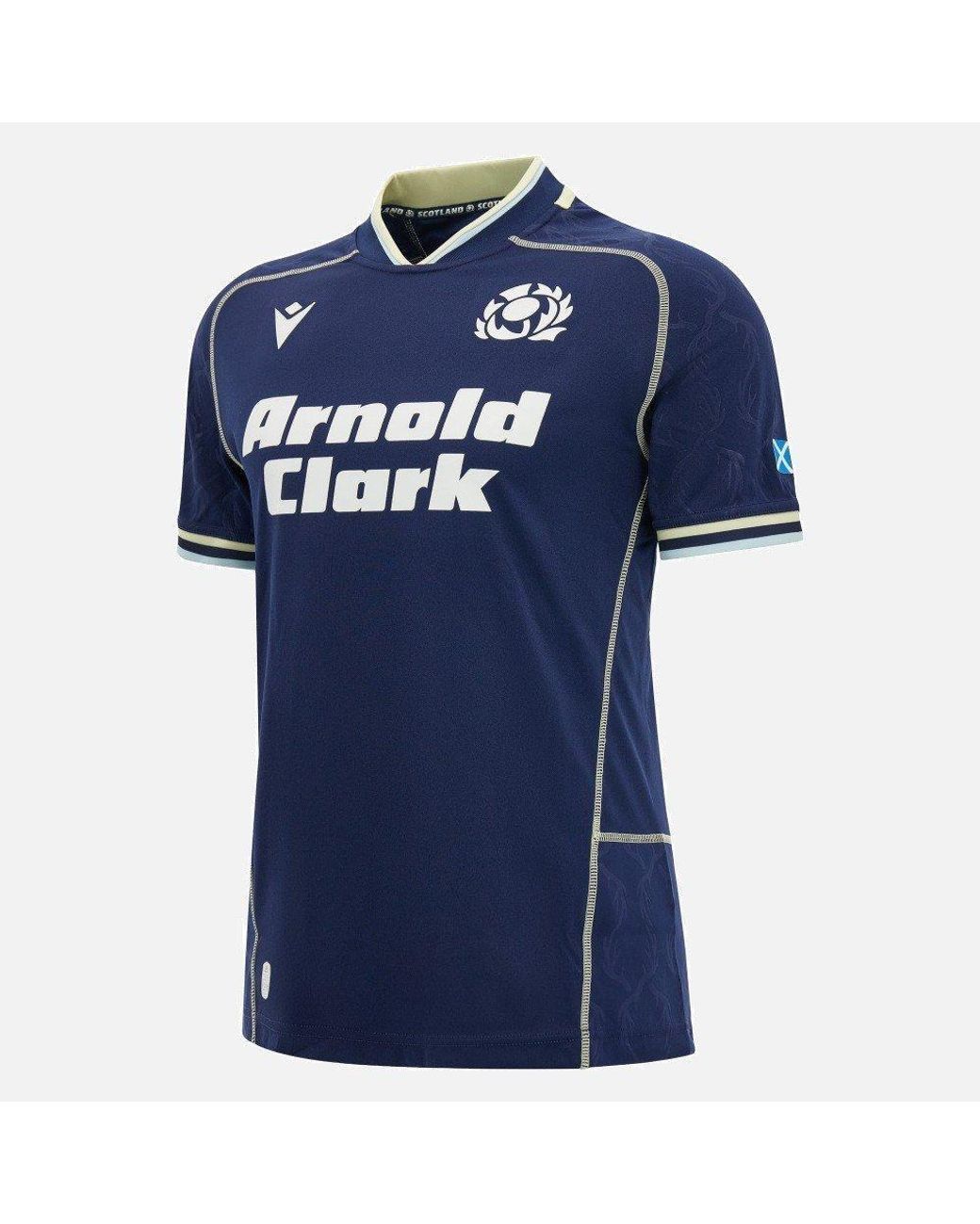 MACRON Blue Scotland Rugby Home 2026 Shirt Adults for men