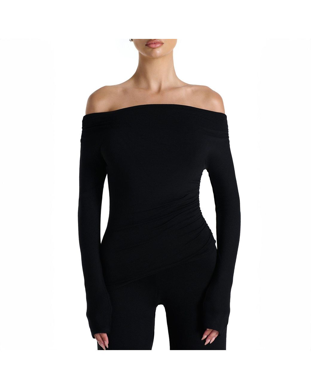 Naked Wardrobe Black Naked W Asymmetric T Ld64
