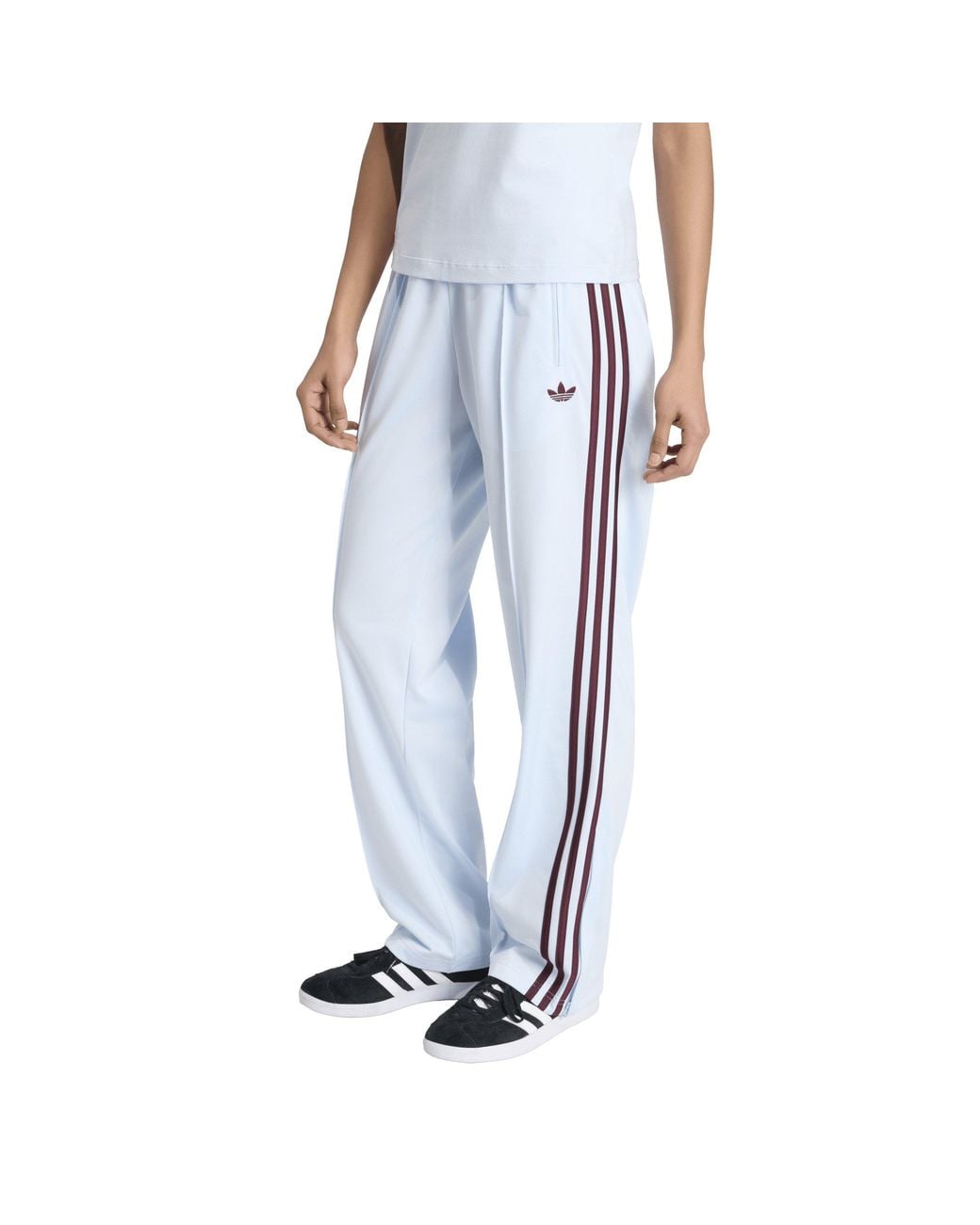 Adidas Originals Blue Firebird Open Hem Woven Joggers