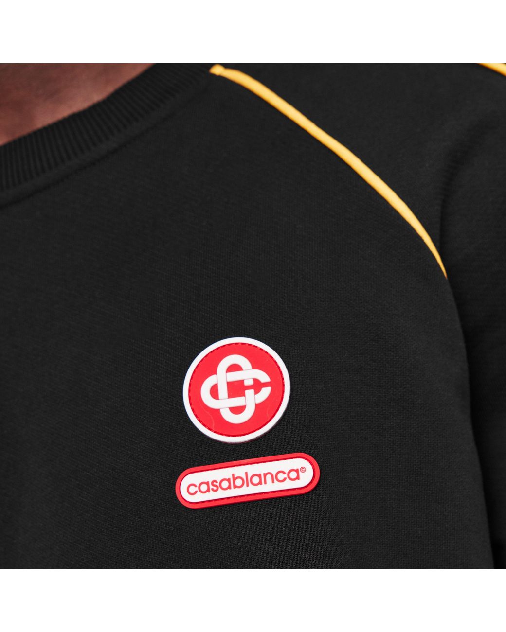 Casablanca Black Gradient Crew-Neck Relaxed Fit Sweatshirt for men
