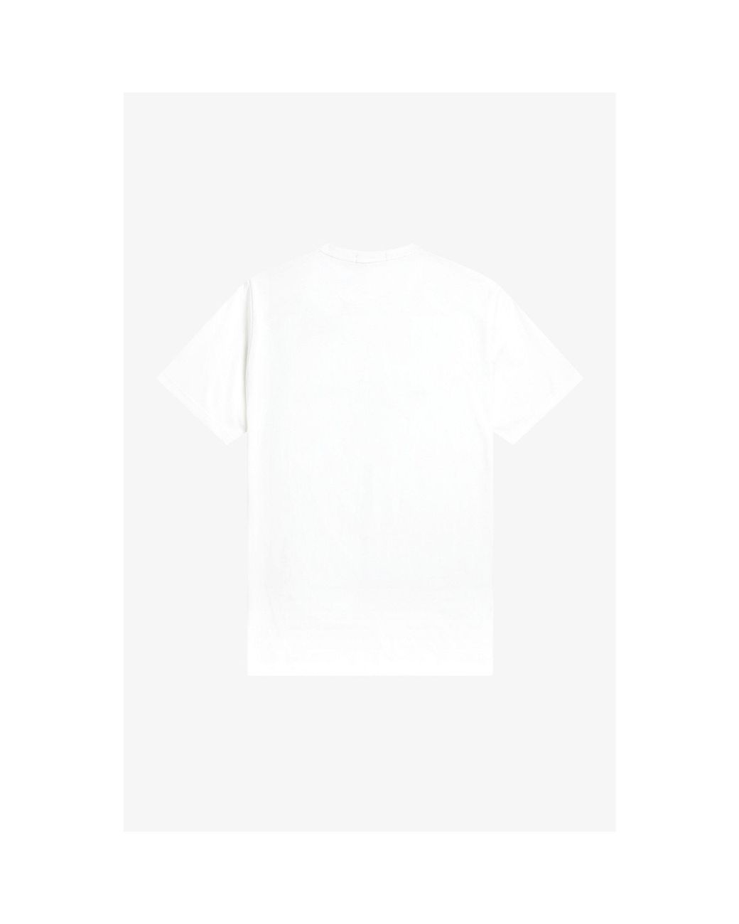 Fred Perry White Embroidered Logo T Shirt for men